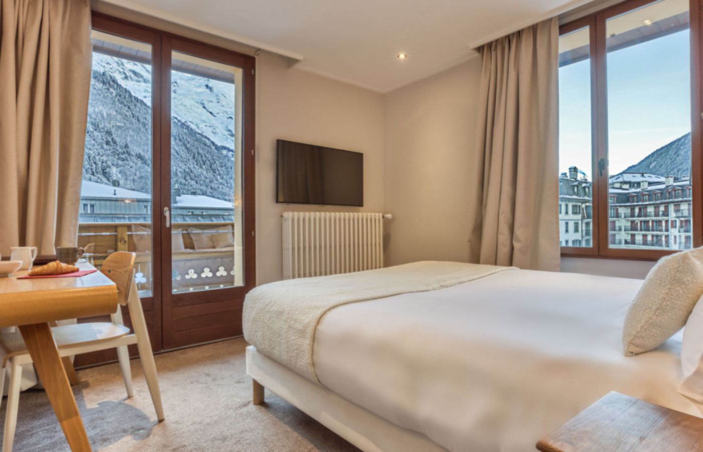 Chambre hotel lyret chamonix