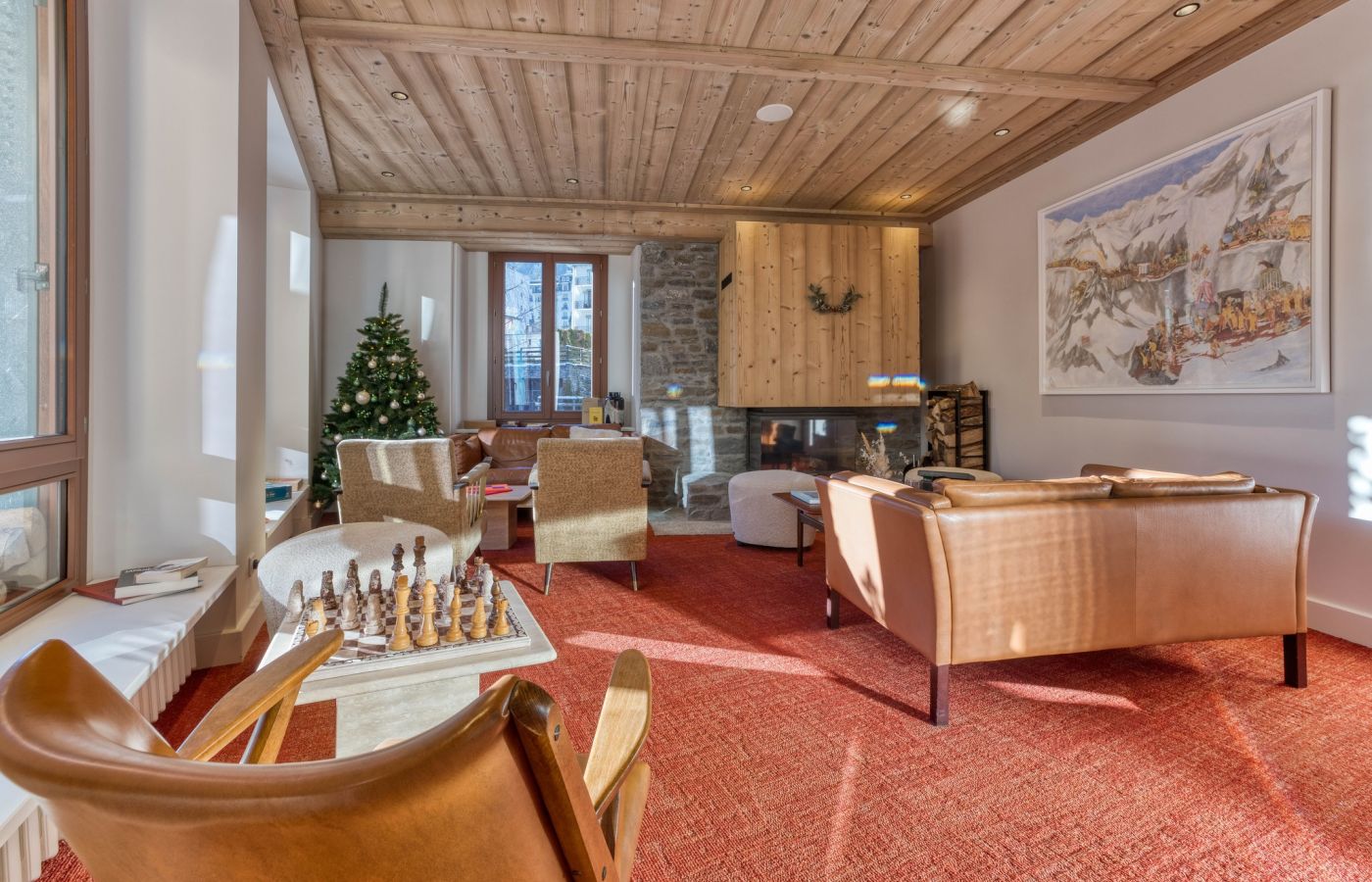 Salon hotel lyret chamonix